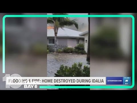 Flooded and on fire: Shore Acres family takes devastating double-hit during Hurricane Idalia