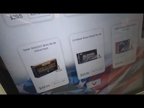 Some Oklahoma grocery stores will let you buy ammunition from a vending machine