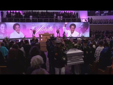 Viewing held for late Congresswoman Sheila Jackson Lee at Wheeler Avenue Baptist Church