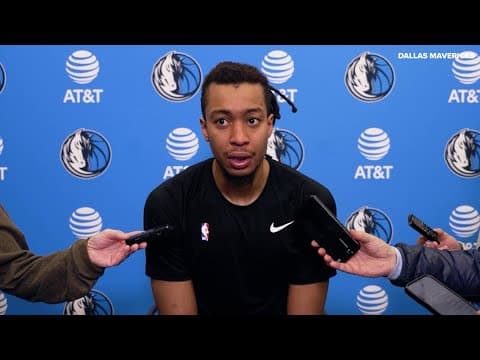 Dallas Mavericks Center Moses Brown speaks after signing 10-day contract (2.20.25)