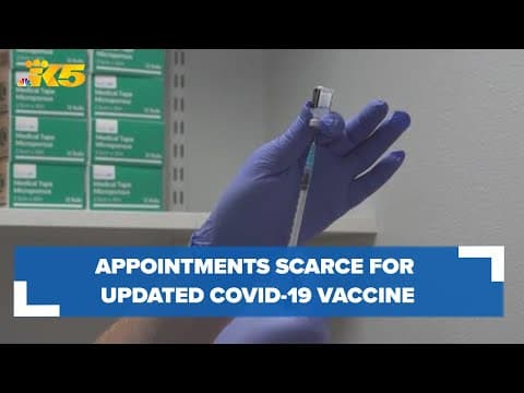 Appointments scarce for updated COVID-19 vaccine