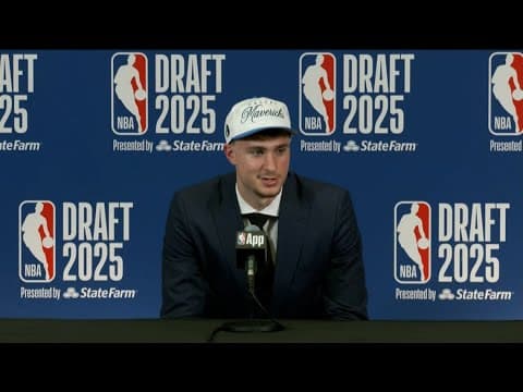 Press conference | Cooper Flagg reacts to being the 2025 NBA Draft's first pick: 'It feels surreal'