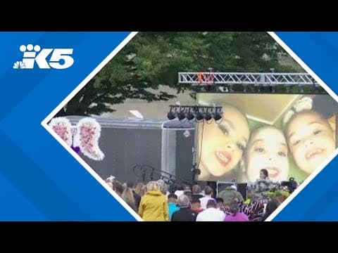 Memorial service for Paityn, Evelyn, and Olivia Decker