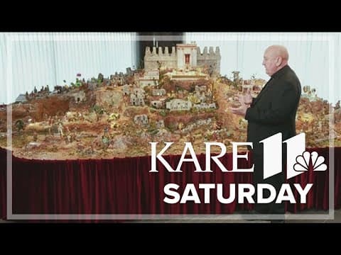 Nativity diorama at St. Pat's