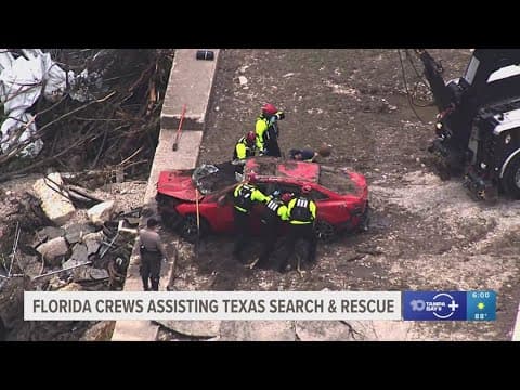 Florida emergency crews join search and rescue effort in Texas after catastrophic flooding