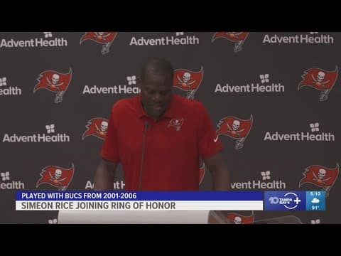 Simeon Rice joining Tampa Bay Buccaneers Ring of Honor