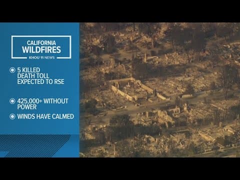 Calmer winds aid firefighters in Los Angeles as scope of devastation from wildfires comes into focus