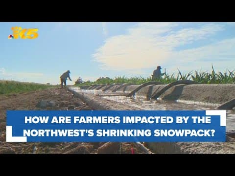 Shrinking snowpack and its impact on Pacific Northwest irrigation, farmers