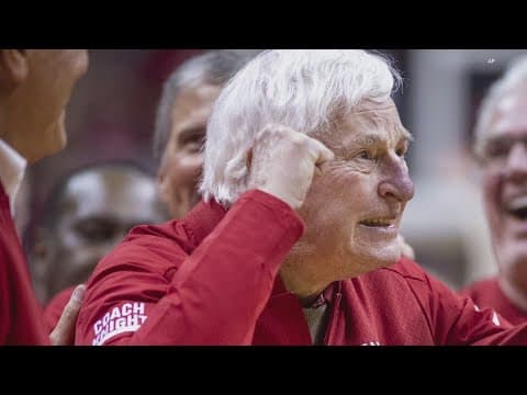 Fans, IU basketball community react to death of legendary coach Bob Knight