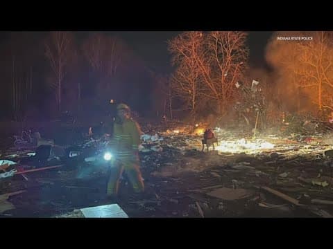 Police search for missing man after home explodes near French Lick