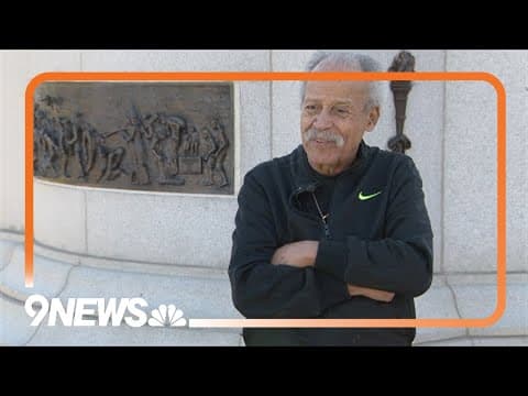 Denver sculptor repairs vandalism on his MLK memorial