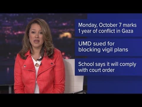 Judge approves Oct. 7 vigil plans at UMD