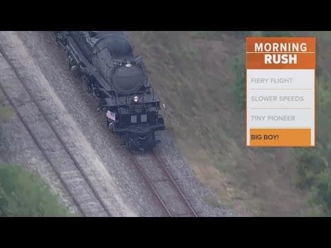 The largest steam train is heading to North Texas