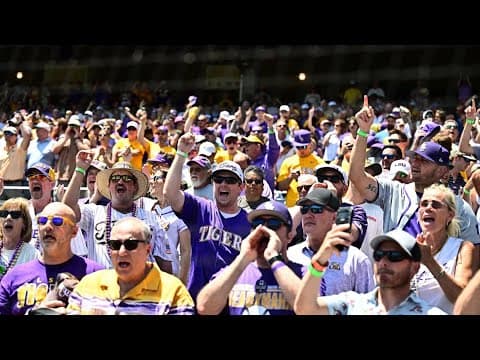 LSU Celebrates National Championship Win 🏆🐯