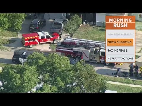 Arlington police investigate house fire, shooting