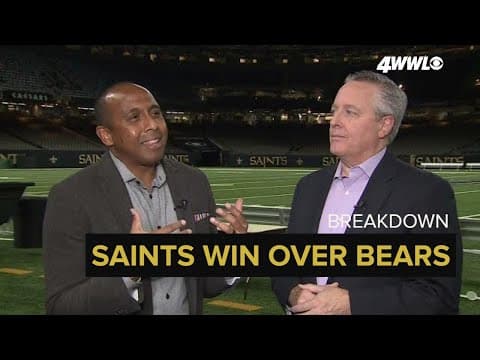 New Orleans Saints 2-minute recap of win over Chicago Bears