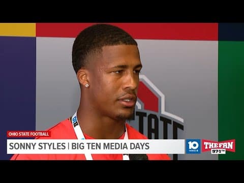 Sonny Styles Interview | Big Ten Football Media Days