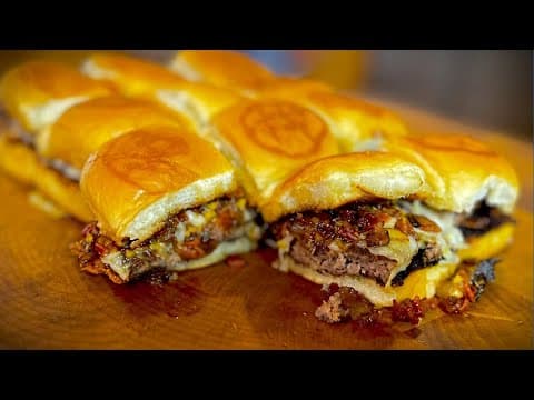 California White Castle burgers w/ bacon onion jam | Cooking with Styles