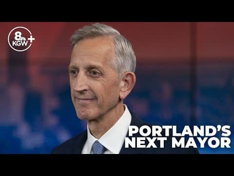 Keith Wilson's victory speech for Portland mayor