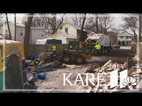 Encampment fire jumps to nearby home in south Minneapolis