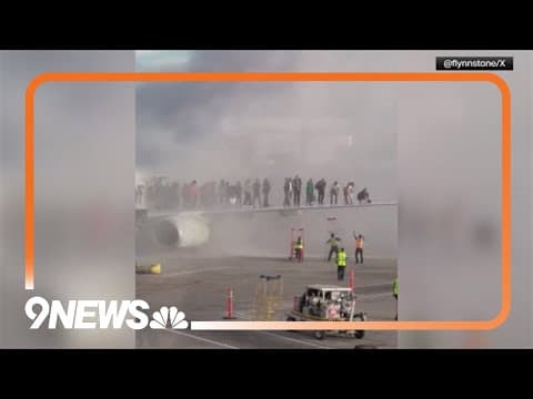Passenger files lawsuit after engine fire forces plane evacuation at Denver airport