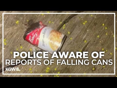 Portland police seek suspect throwing cans off 23-story building downtown