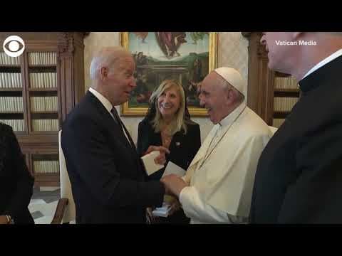 President Biden meets with Pope Francis at the Vatican