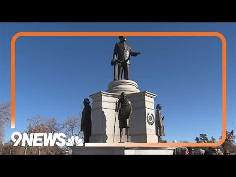 MLK Memorial statue rededicated after it was vandalized last year