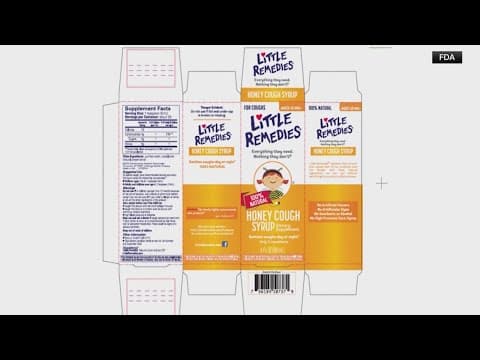 FDA recalls honey cough syrup