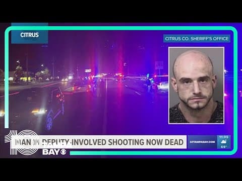 Deputies: Man who caused multi-county chase that ended in shooting dead