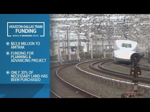 Federal Railroad Administration gives Amtrak $63 million for Dallas-Houston bullet train project