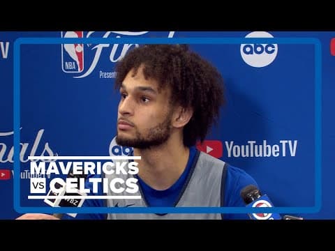 Dereck Lively II full press conference before Game 3 of NBA Finals | 6.11.24