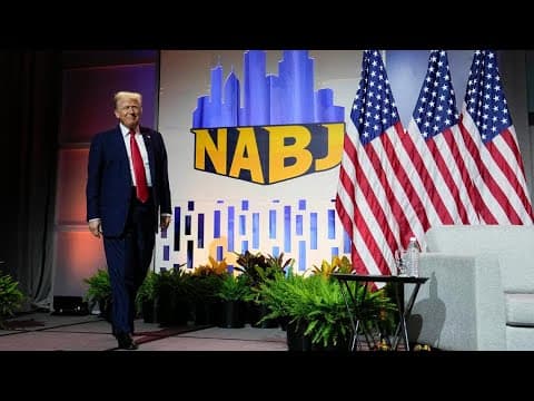 FULL: Donald Trump speaks at National Association of Black Journalists convention