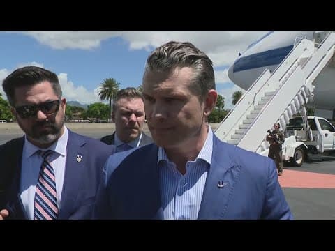 Hegseth denies war plans were discussed in text message received by magazine editor