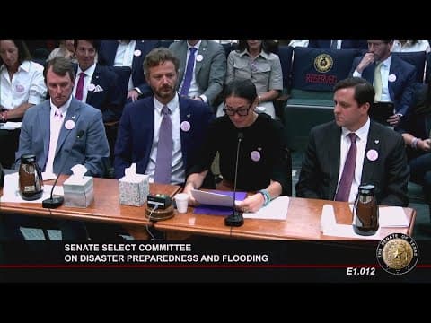 Parents of Camp Mystic flood victims give heartbreaking testimony in Texas Capitol