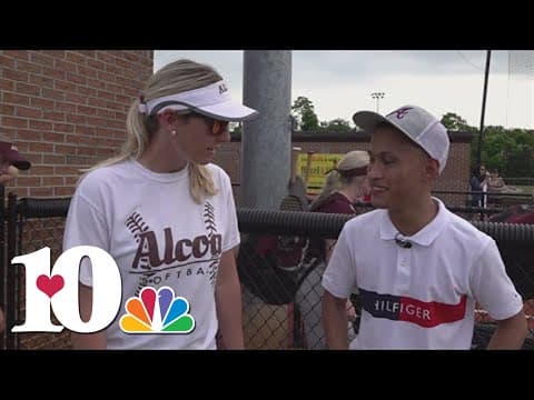 Alcoa softball celebrates student manager, Quinn Raagas