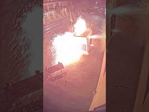 FBI video of #portland ballot box arson attack