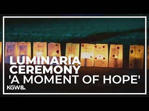 American Cancer Society brings Luminaria Ceremony to Portland