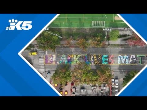 Black Lives Matter mural in Capitol Hill defaced in act of vandalism