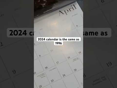 Leap year: 2024 calendar is the same as 1996. Here’s why #2024 #leapyear #news #calendar