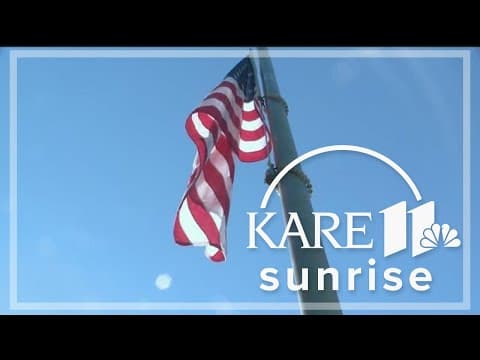 Burnsville man raising the bar for volunteers by raising and lowering flags