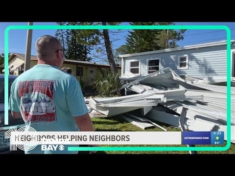 Communities come together in St. Pete to help in recovery efforts after back-to-back storms