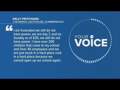 Your Voice: Houstonians without power voice frustration in Beryl's aftermath