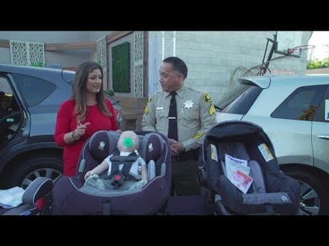 San Diego Sheriff’s talk about Child Passenger Safety Week