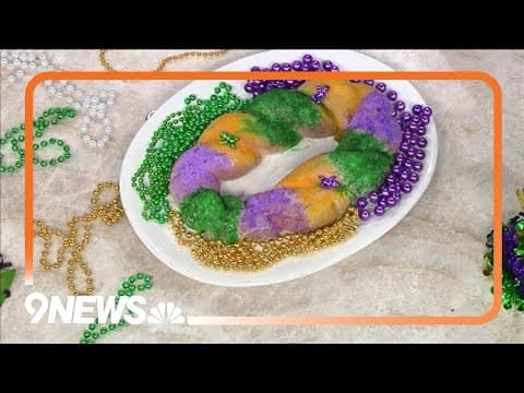Celebrating Mardi Gras with king cake