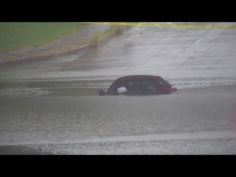 Near-record rainfall triggered flash floods in Louisville, Kentucky
