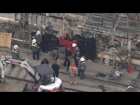 Raw video: Scene of chemical fire at Galena Park plant
