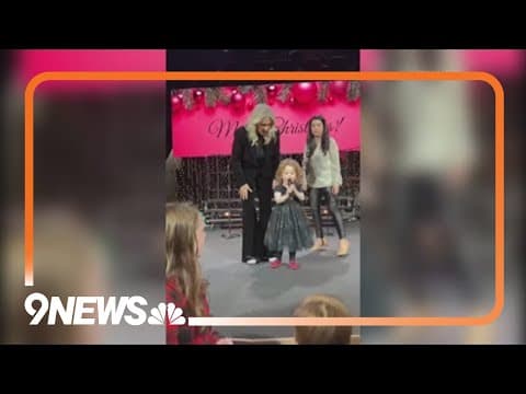 Girl garners worldwide attention for grabbing the microphone at a school performance