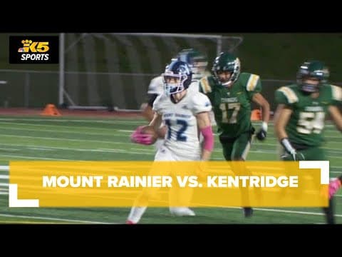 HS FOOTBALL:  MOUNT RAINIER VS. KENTRIDGE
