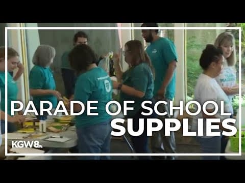 Parade of School Supplies pours into KGW
